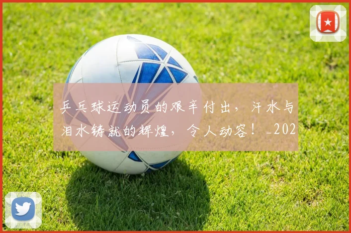 乒乓球运动员的艰辛付出,汗水与泪水铸就的辉煌,令人动容!_20260703205908